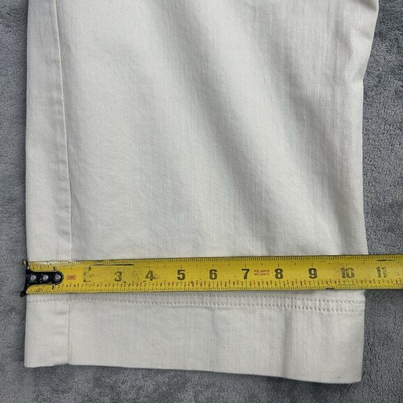 H&M Wide Leg Pants Womens 6 Beige High Rise Office Pleated Trousers Classic 25” - Picture 5 of 13